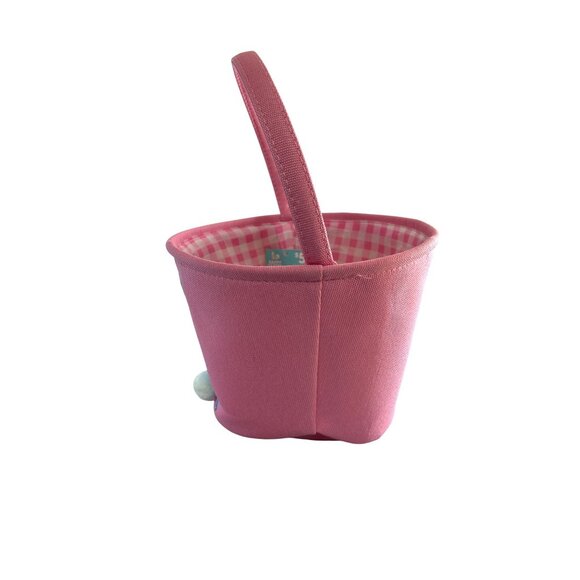 Easter Basket Pink/White/Blue Bunny 15x15 NWT - Picture 3 of 7